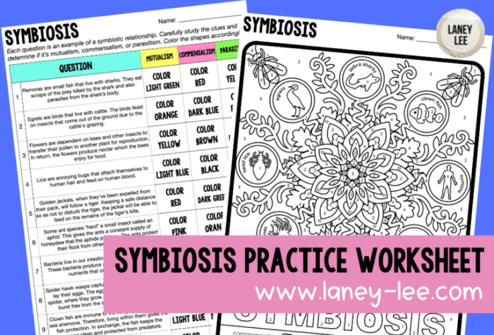 Symbiosis practice worksheet answers key